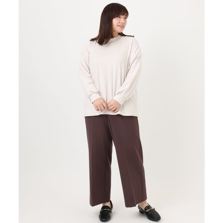 【大きいサイズ】なめらかフリースプチハイネック | eur3 | 詳細画像14 