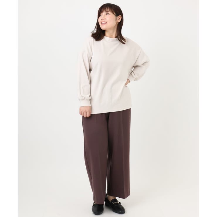 【大きいサイズ】なめらかフリースプチハイネック | eur3 | 詳細画像15 