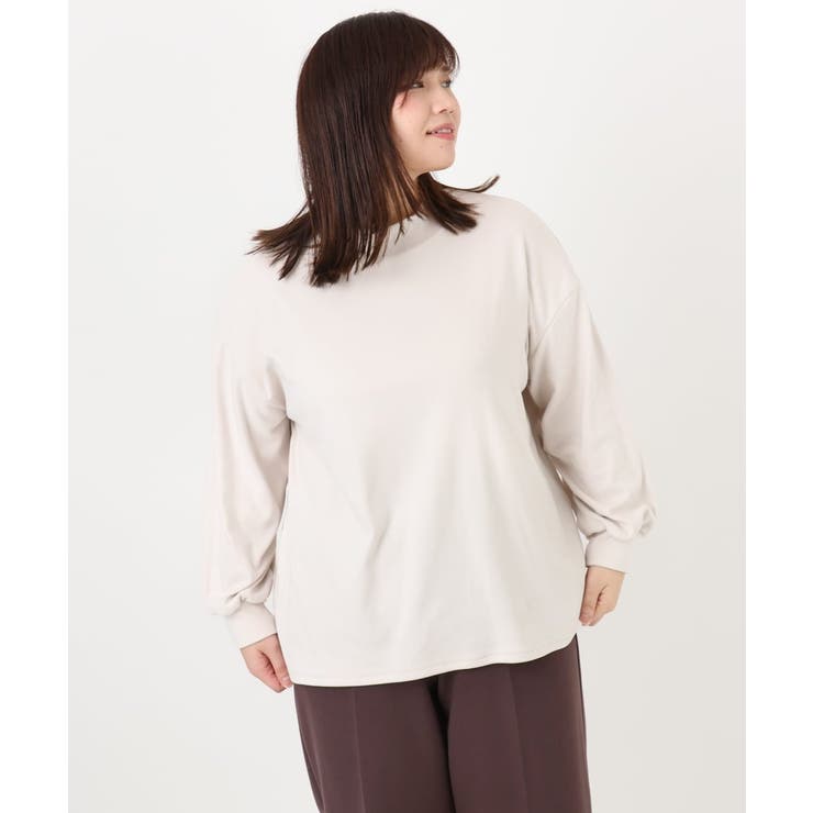 【大きいサイズ】なめらかフリースプチハイネック | eur3 | 詳細画像17 