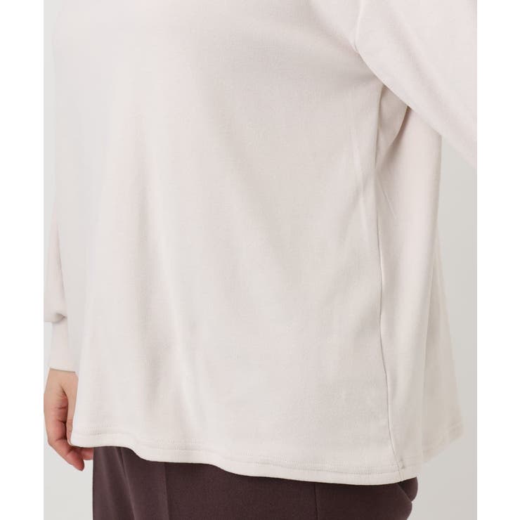 【大きいサイズ】なめらかフリースプチハイネック | eur3 | 詳細画像22 