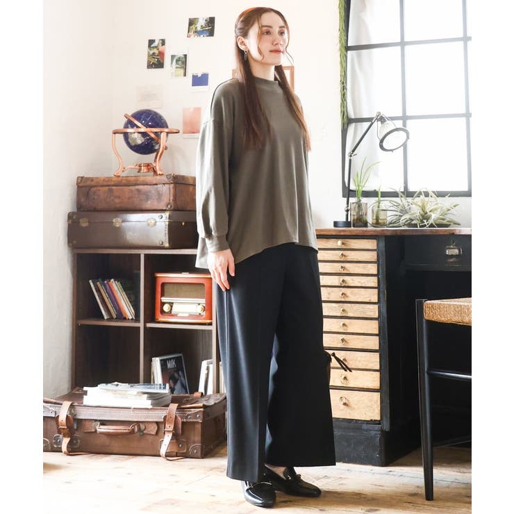 【大きいサイズ】なめらかフリースプチハイネック | eur3 | 詳細画像25 