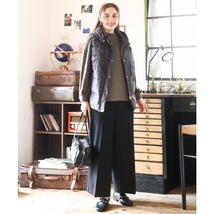 【大きいサイズ】なめらかフリースプチハイネック | eur3 | 詳細画像26 