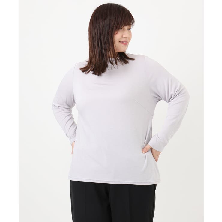 【大きいサイズ】ハイネック長袖カットソー | eur3 | 詳細画像11 