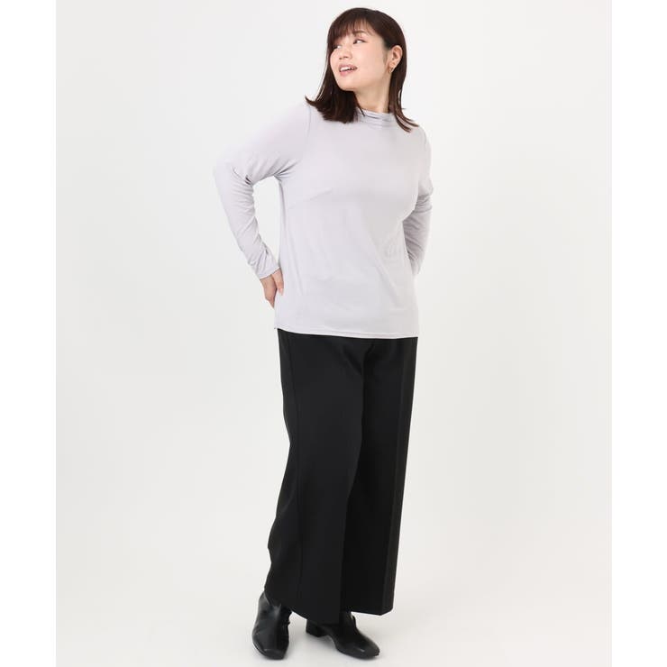 【大きいサイズ】ハイネック長袖カットソー | eur3 | 詳細画像20 