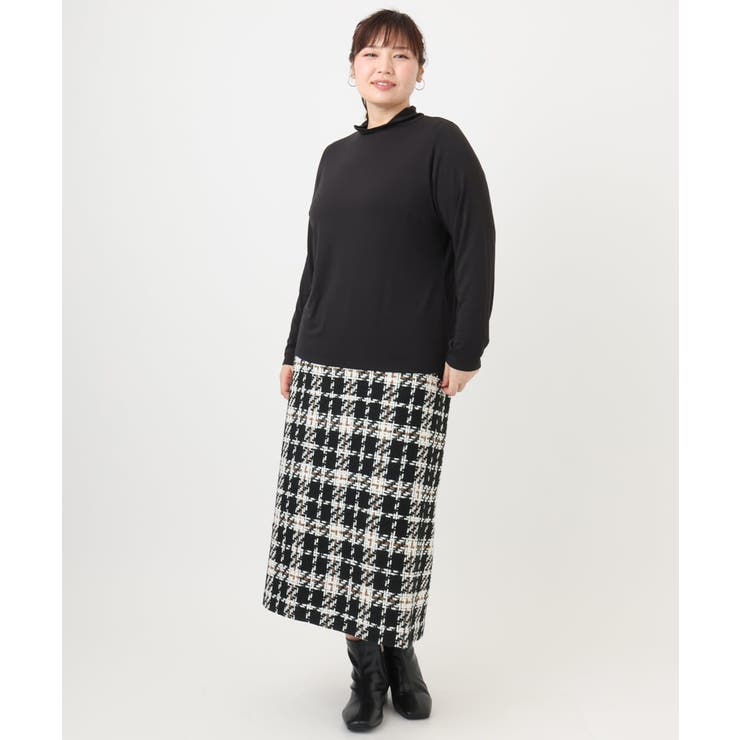 【大きいサイズ】ハイネック長袖カットソー | eur3 | 詳細画像24 