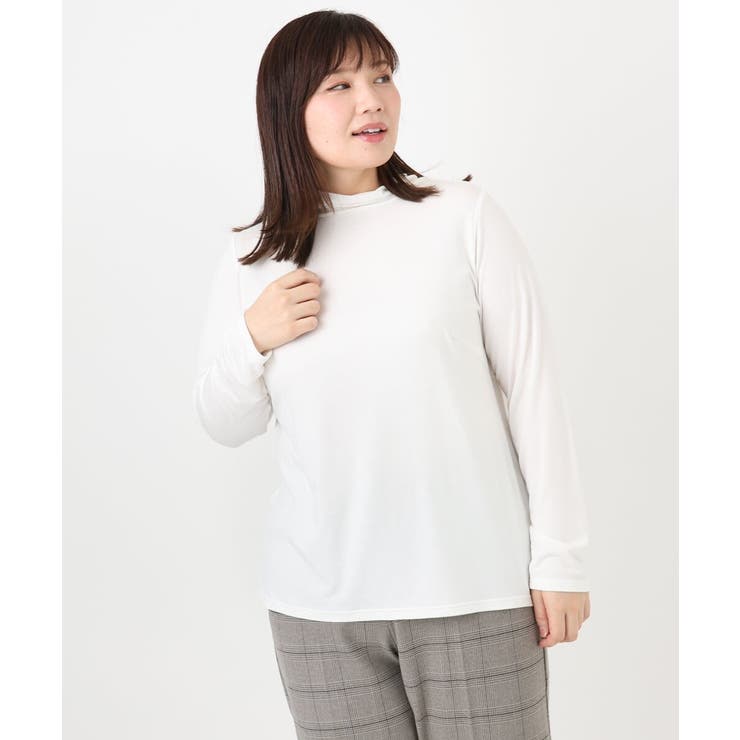 【大きいサイズ】ハイネック長袖カットソー | eur3 | 詳細画像7 