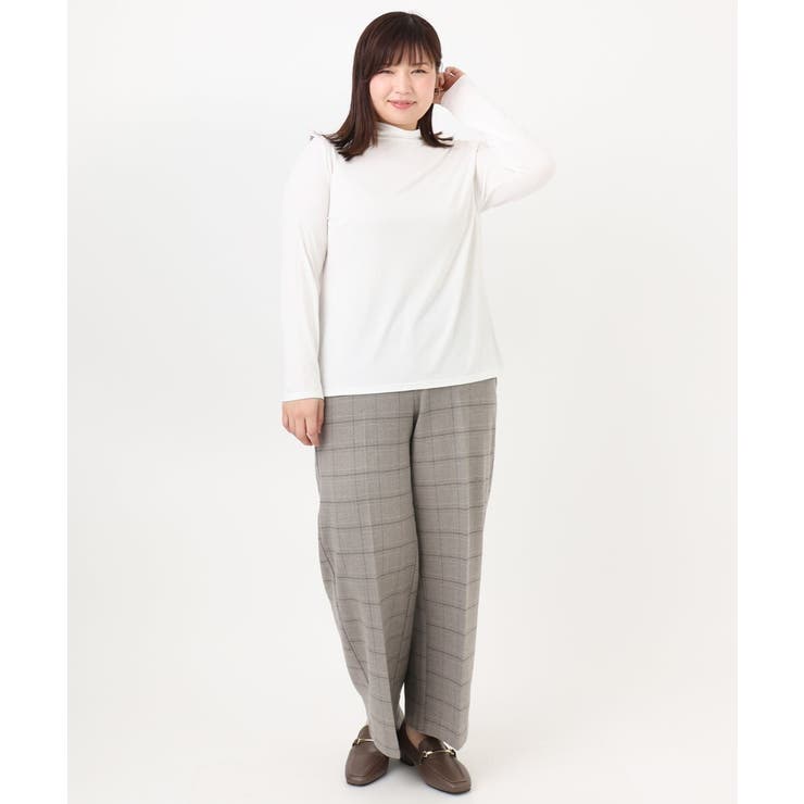 【大きいサイズ】ハイネック長袖カットソー | eur3 | 詳細画像8 