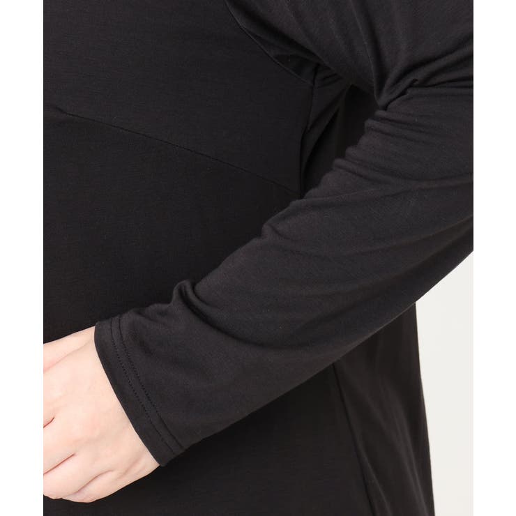 【大きいサイズ】Uネック長袖カットソー | eur3 | 詳細画像11 