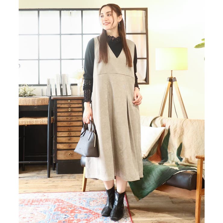 【再入荷/大きいサイズ】ハイネックレースカットソー | eur3 | 詳細画像16 