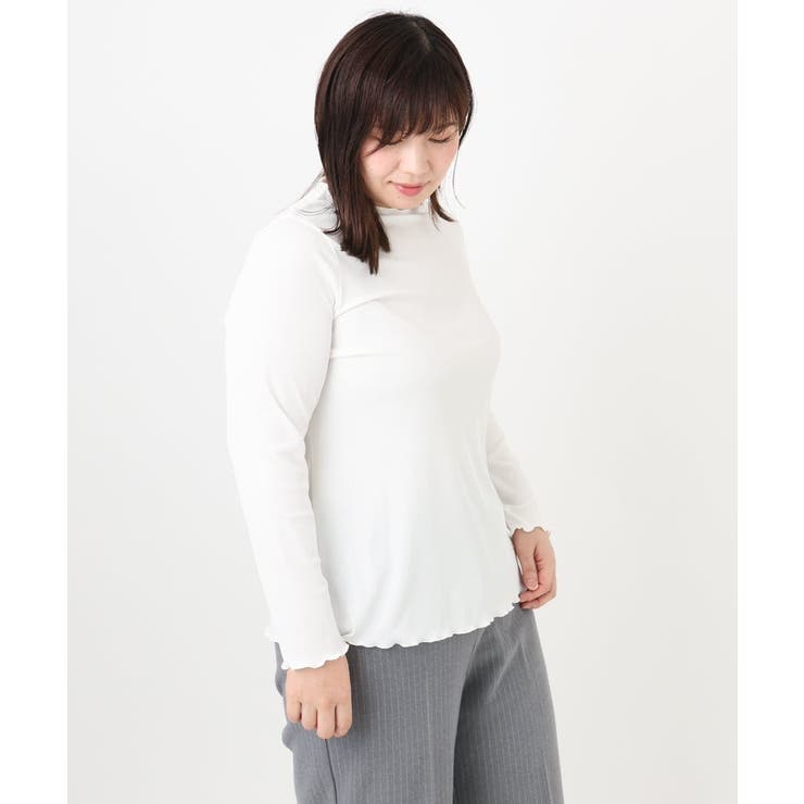 【大きいサイズ】メローリブカットソ | eur3 | 詳細画像19 