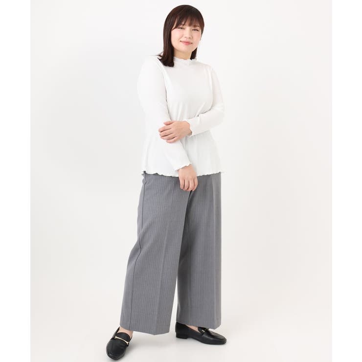 【大きいサイズ】メローリブカットソ | eur3 | 詳細画像20 