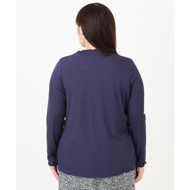 【大きいサイズ】メローリブカットソ | eur3 | 詳細画像5 