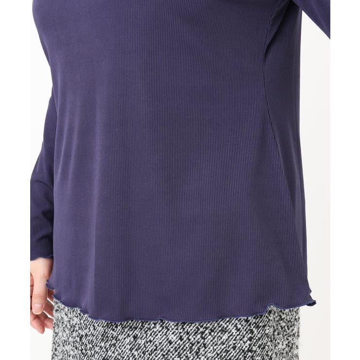 【大きいサイズ】メローリブカットソ | eur3 | 詳細画像8 