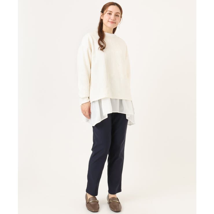 【大きいサイズ】フクレジャカードトップス | eur3 | 詳細画像27 