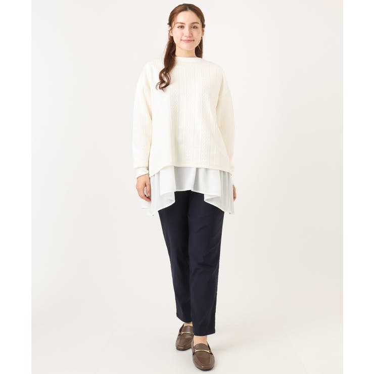 【大きいサイズ】フクレジャカードトップス | eur3 | 詳細画像28 