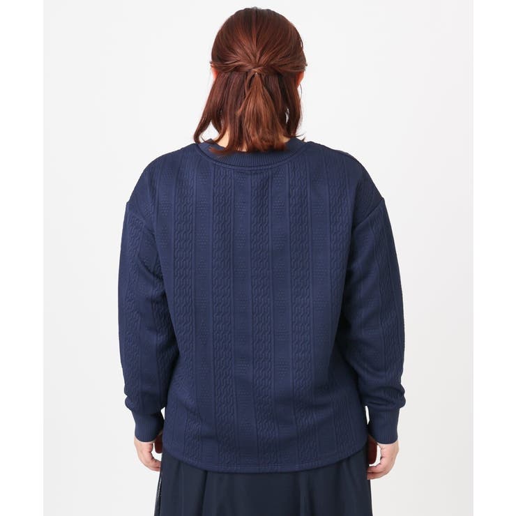 【大きいサイズ】フクレジャカードトップス | eur3 | 詳細画像5 