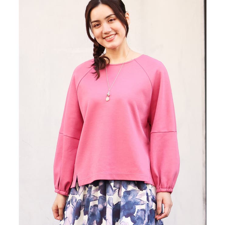 【大きいサイズ】袖ギャザートップス | eur3 | 詳細画像1 