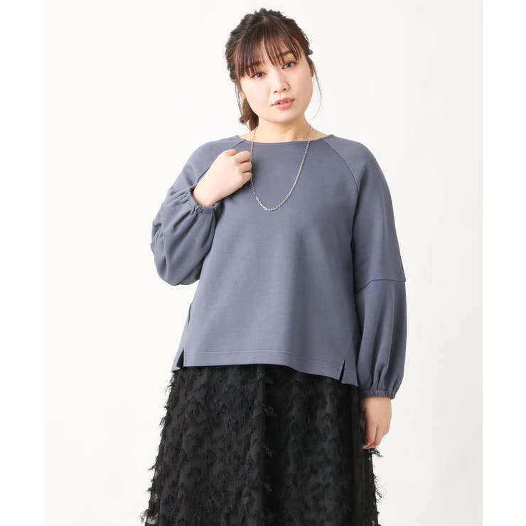 【大きいサイズ】袖ギャザートップス | eur3 | 詳細画像13 