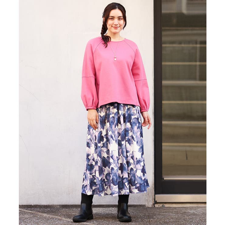 【大きいサイズ】袖ギャザートップス | eur3 | 詳細画像3 