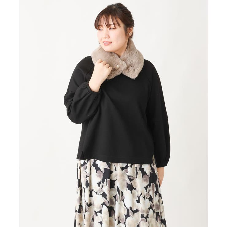 【大きいサイズ】袖ギャザートップス | eur3 | 詳細画像32 