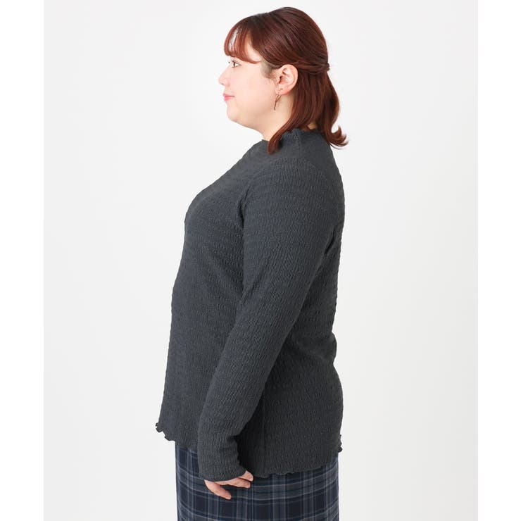 【大きいサイズ】シャーリングメロートップス | eur3 | 詳細画像15 