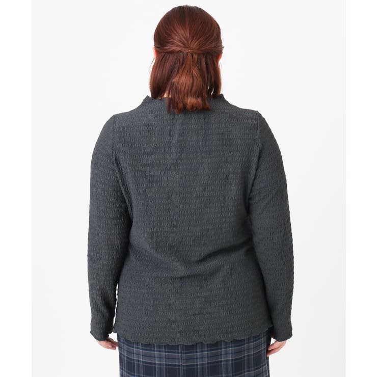 【大きいサイズ】シャーリングメロートップス | eur3 | 詳細画像16 