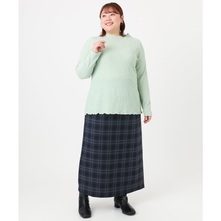 【大きいサイズ】シャーリングメロートップス | eur3 | 詳細画像5 