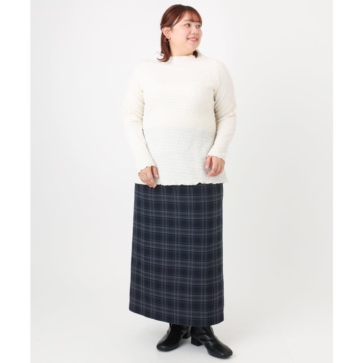 【大きいサイズ】シャーリングメロートップス | eur3 | 詳細画像9 