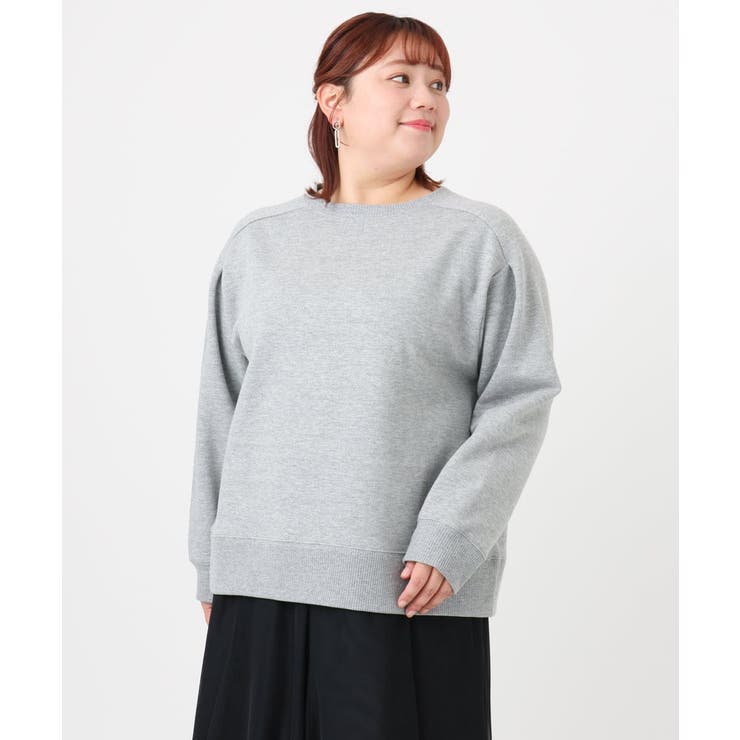 【大きいサイズ/a.v.v×eur3】ラメ裏起毛スウェットプルオーバー | eur3 | 詳細画像11 