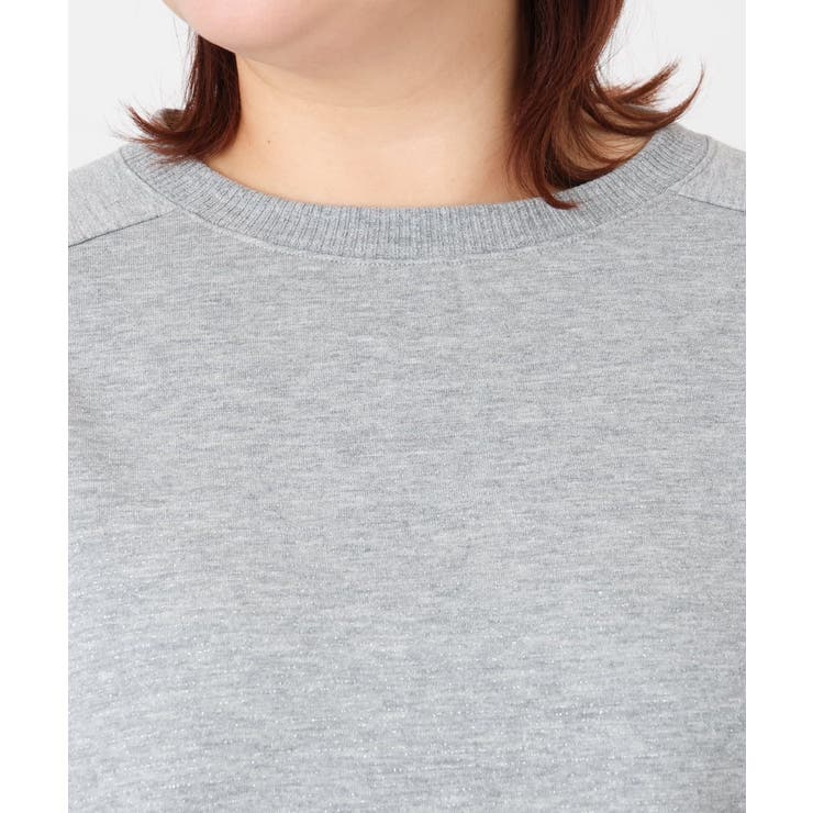 【大きいサイズ/a.v.v×eur3】ラメ裏起毛スウェットプルオーバー | eur3 | 詳細画像17 