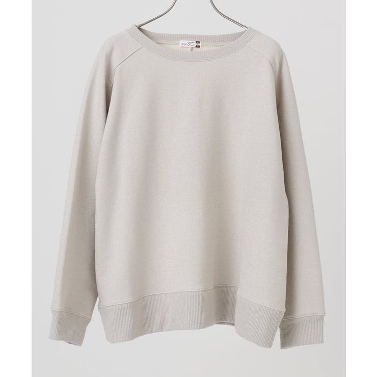 【大きいサイズ/a.v.v×eur3】ラメ裏起毛スウェットプルオーバー | eur3 | 詳細画像6 