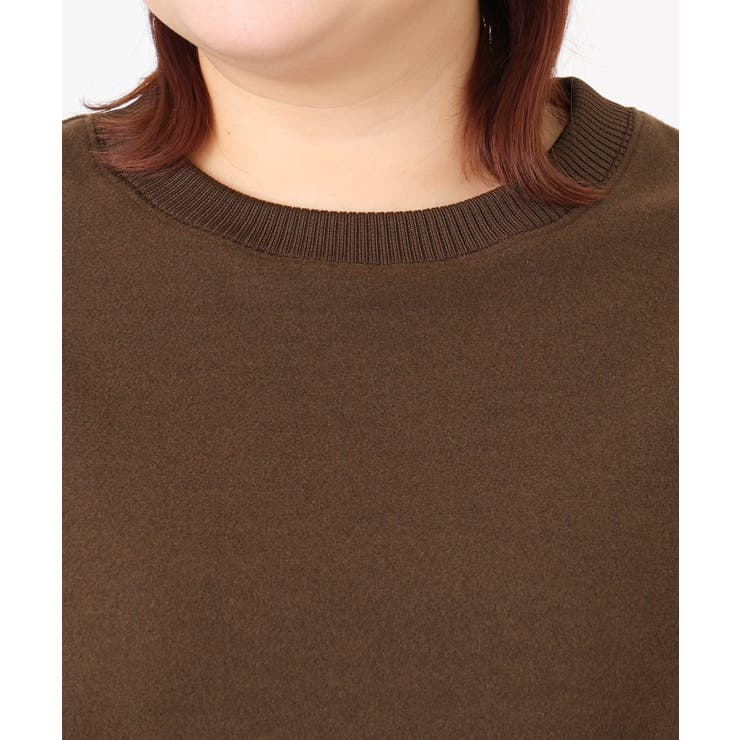 【大きいサイズ】起毛スウェットライクトップス | eur3 | 詳細画像10 