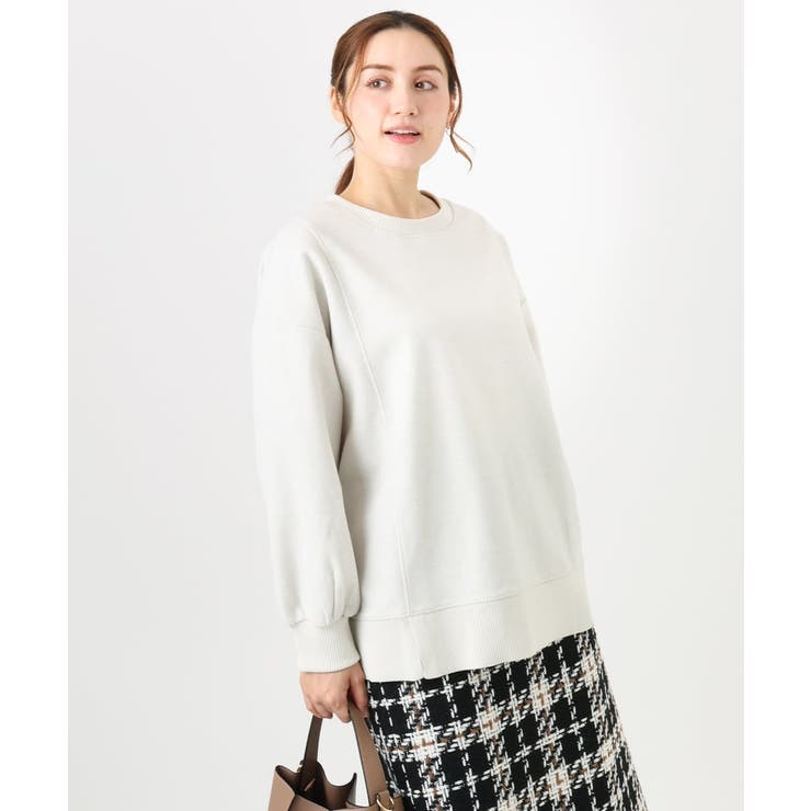 【大きいサイズ】起毛スウェットライクトップス | eur3 | 詳細画像3 