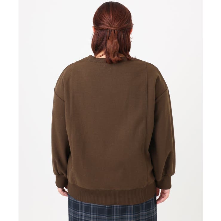 【大きいサイズ】起毛スウェットライクトップス | eur3 | 詳細画像9 