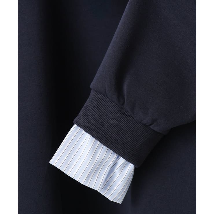 【大きいサイズ】レイヤード風ボウタイトップス | eur3 | 詳細画像5 