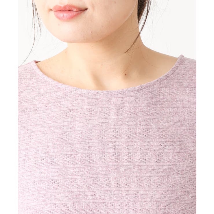 【大きいサイズ】袖タックニットソー | eur3 | 詳細画像10 