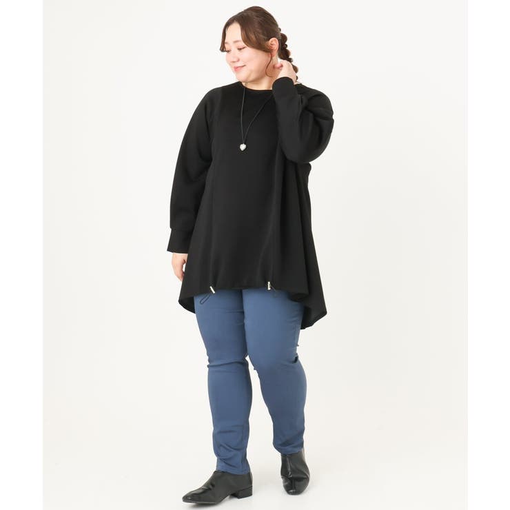 【大きいサイズ】ダンボールバックフレアトップス | eur3 | 詳細画像21 