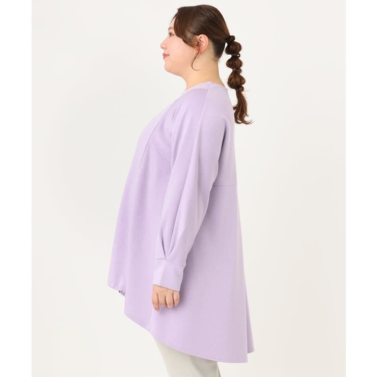 【大きいサイズ】ダンボールバックフレアトップス | eur3 | 詳細画像6 