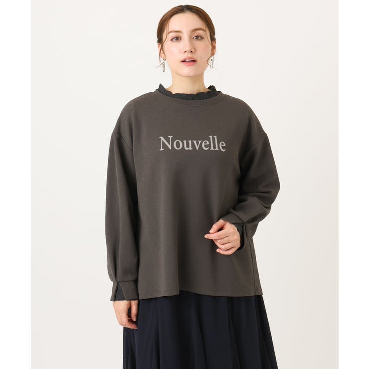 【大きいサイズ】ロゴスウェットライクプルオーバー | eur3 | 詳細画像23 