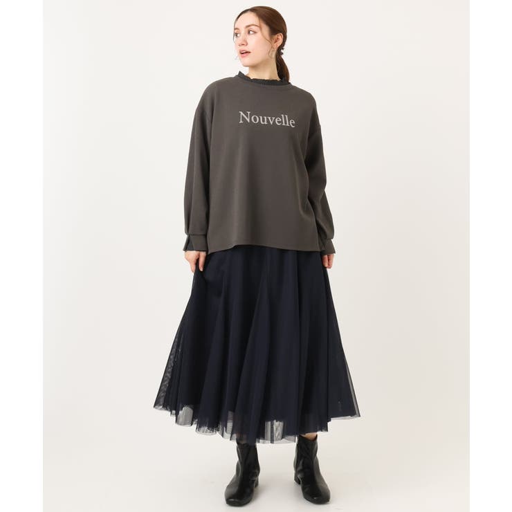 【大きいサイズ】ロゴスウェットライクプルオーバー | eur3 | 詳細画像24 