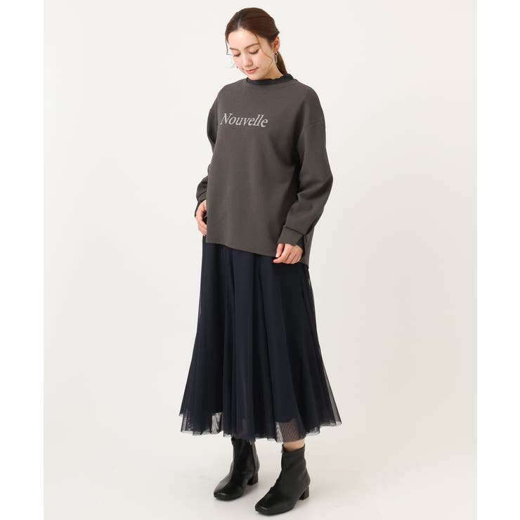 【大きいサイズ】ロゴスウェットライクプルオーバー | eur3 | 詳細画像25 