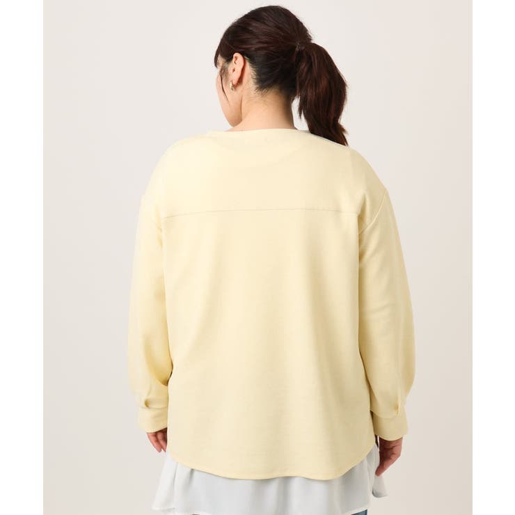 【大きいサイズ】ロゴスウェットライクプルオーバー | eur3 | 詳細画像8 