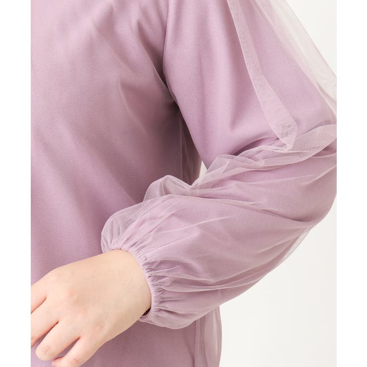 【大きいサイズ】チュールデザインカットソー | eur3 | 詳細画像19 