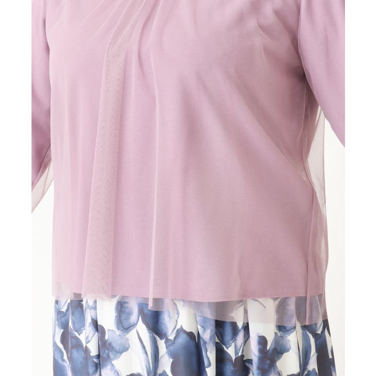 【大きいサイズ】チュールデザインカットソー | eur3 | 詳細画像20 