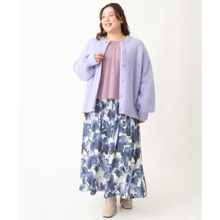 【大きいサイズ】チュールデザインカットソー | eur3 | 詳細画像24 