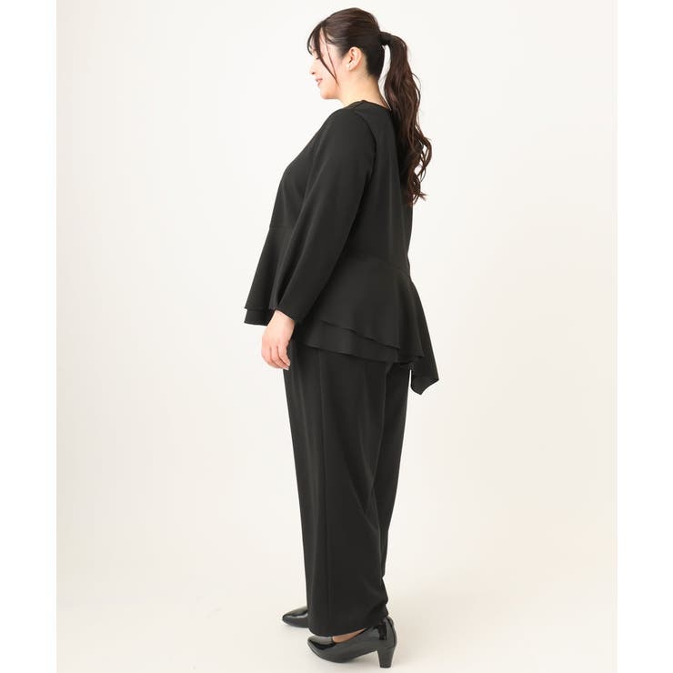 【大きいサイズ】カットジョーゼットイレヘムトップス | eur3 | 詳細画像18 