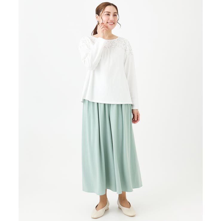 【大きいサイズ】レースコンビカットソー | eur3 | 詳細画像16 