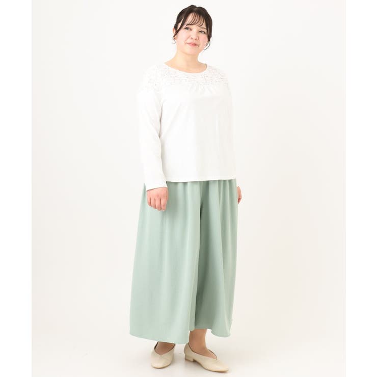 【大きいサイズ】レースコンビカットソー | eur3 | 詳細画像22 