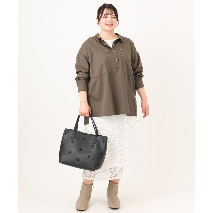 【大きいサイズ】レースコンビカットソー | eur3 | 詳細画像23 