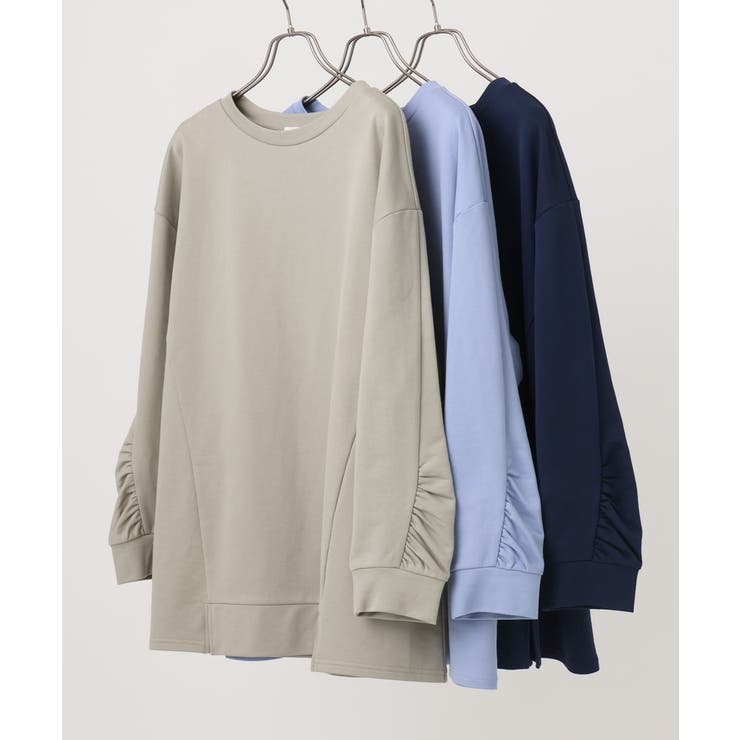 【大きいサイズ】袖ギャザーウラケプルオーバー | eur3 | 詳細画像22 